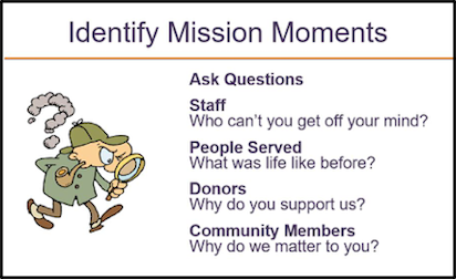 Identify Mission Moments for Nonprofit Storytelling