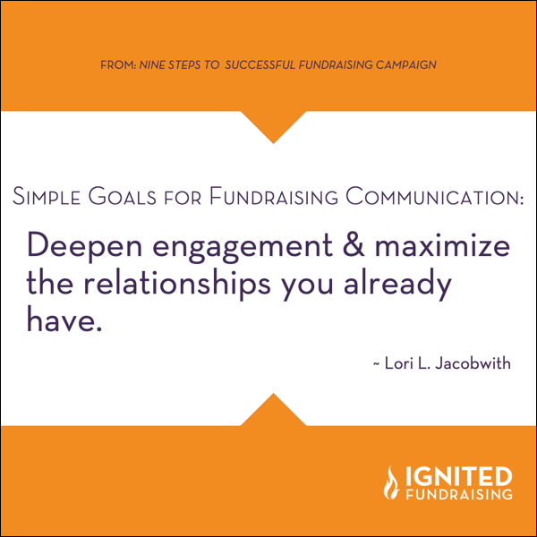 Fundraising Communication Goal