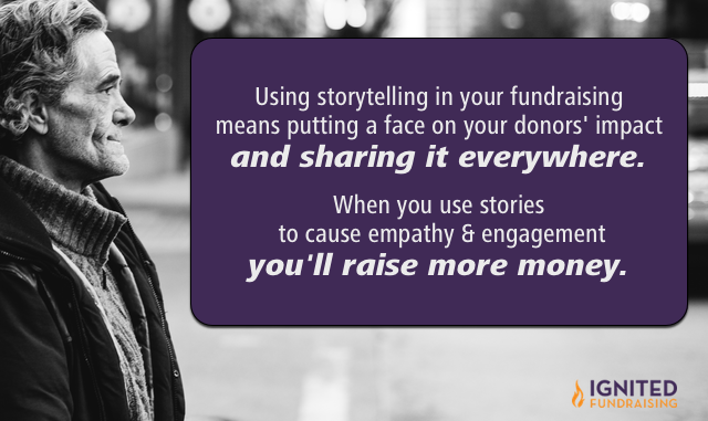 what does it mean to use storytelling in your fundraising?