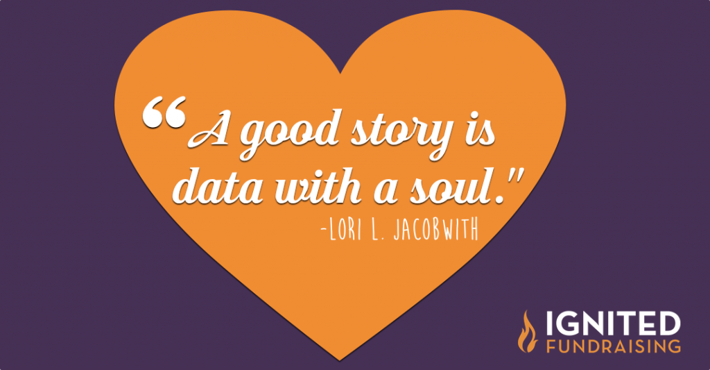 A Good Story is Data with a Soul